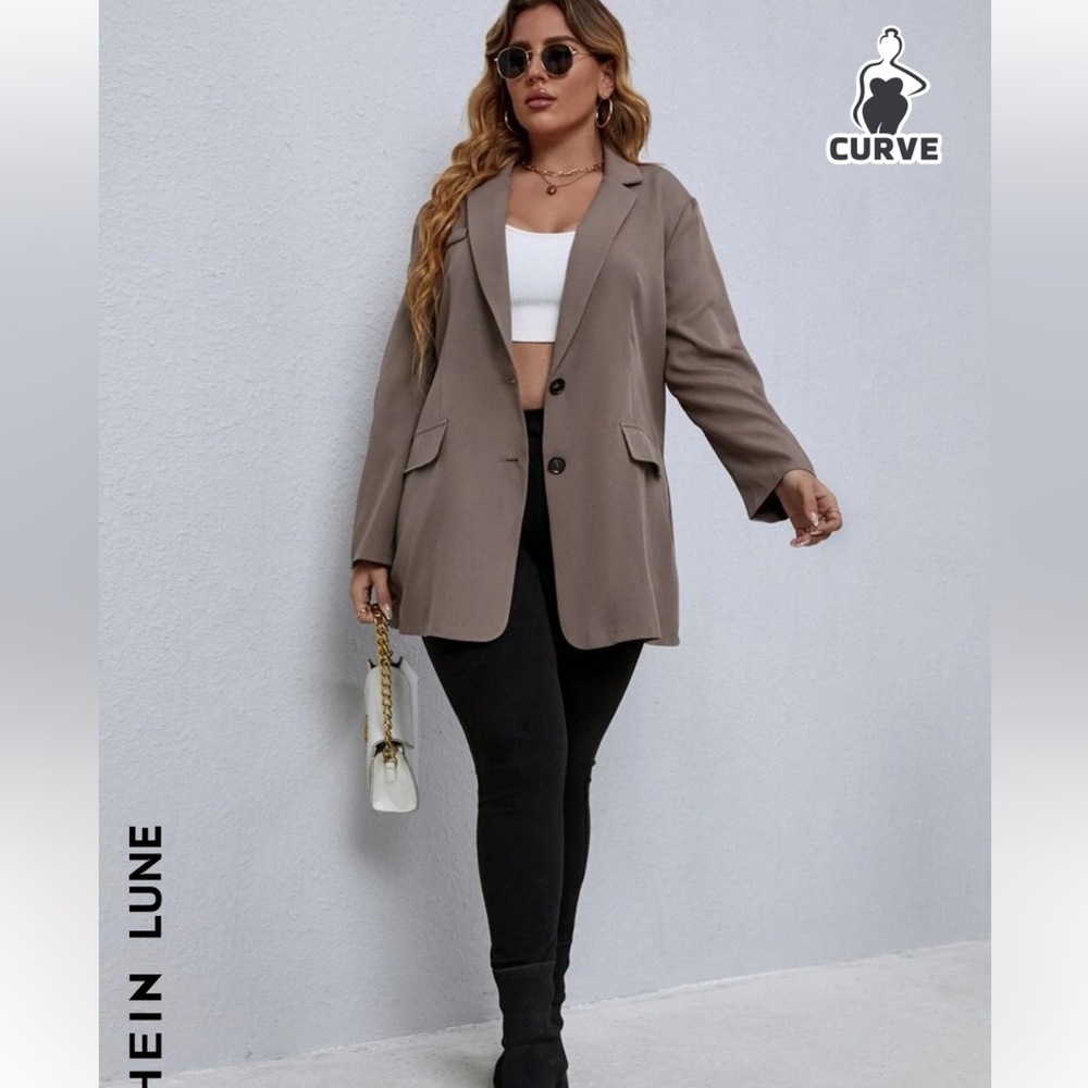 *LAST CHANCE! Donating 4/7* Mocha Blazer